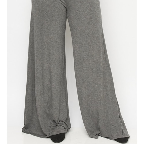 ❤️LAST NEW XL Charcoal Gray Palazzo Pants - Picture 4 of 7